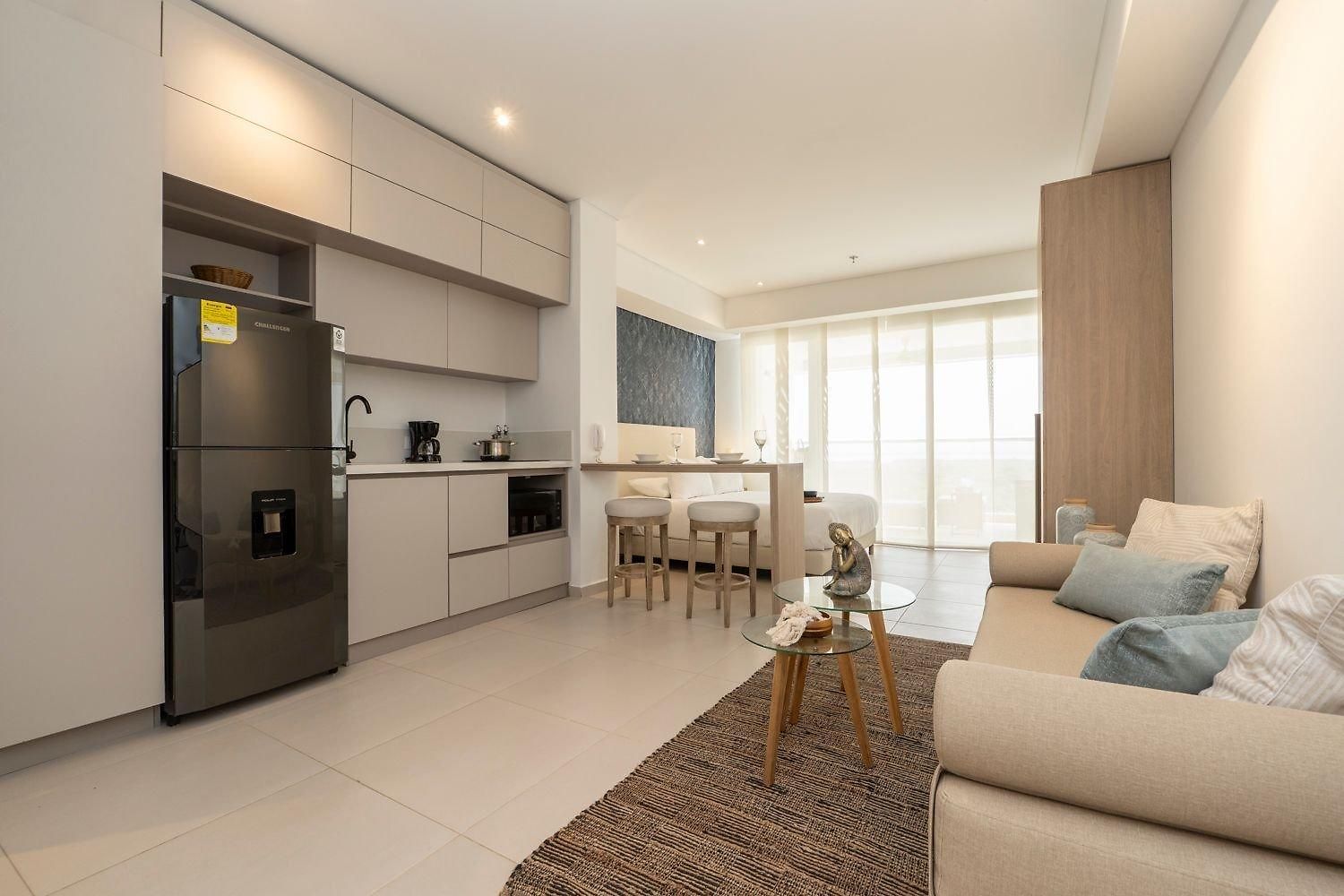 Apartamento Romántica Con Terraza Lounge Y Vista Panorámica Cb834 *