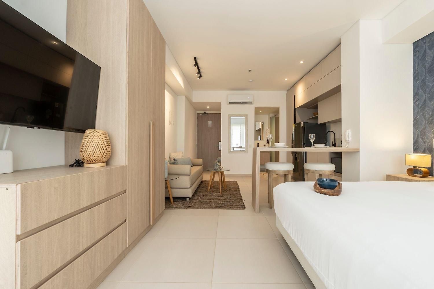 Romántica Con Terraza Lounge Y Vista Panorámica Cb834 Apartamento