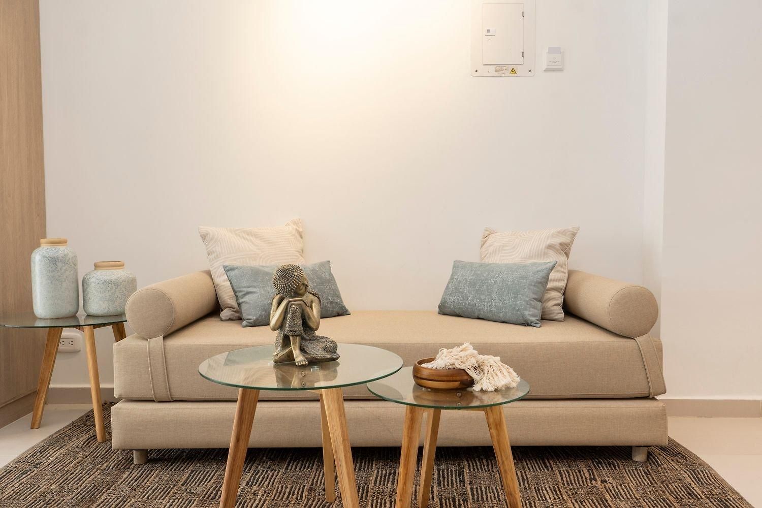 Romántica Con Terraza Lounge Y Vista Panorámica Cb834 Apartamento Cartagena