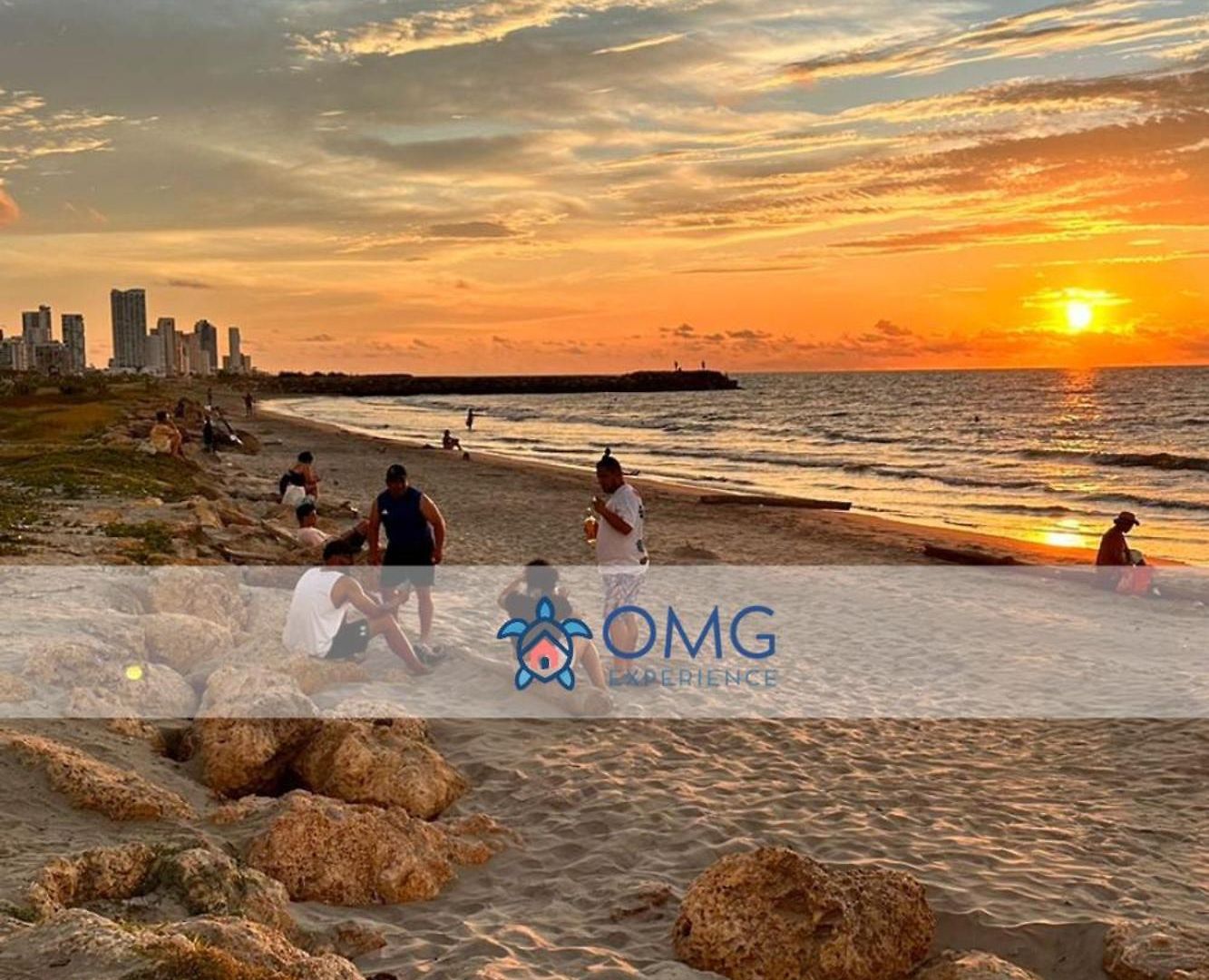 Romántica Con Terraza Lounge Y Vista Panorámica Cb834 Apartamento Cartagena